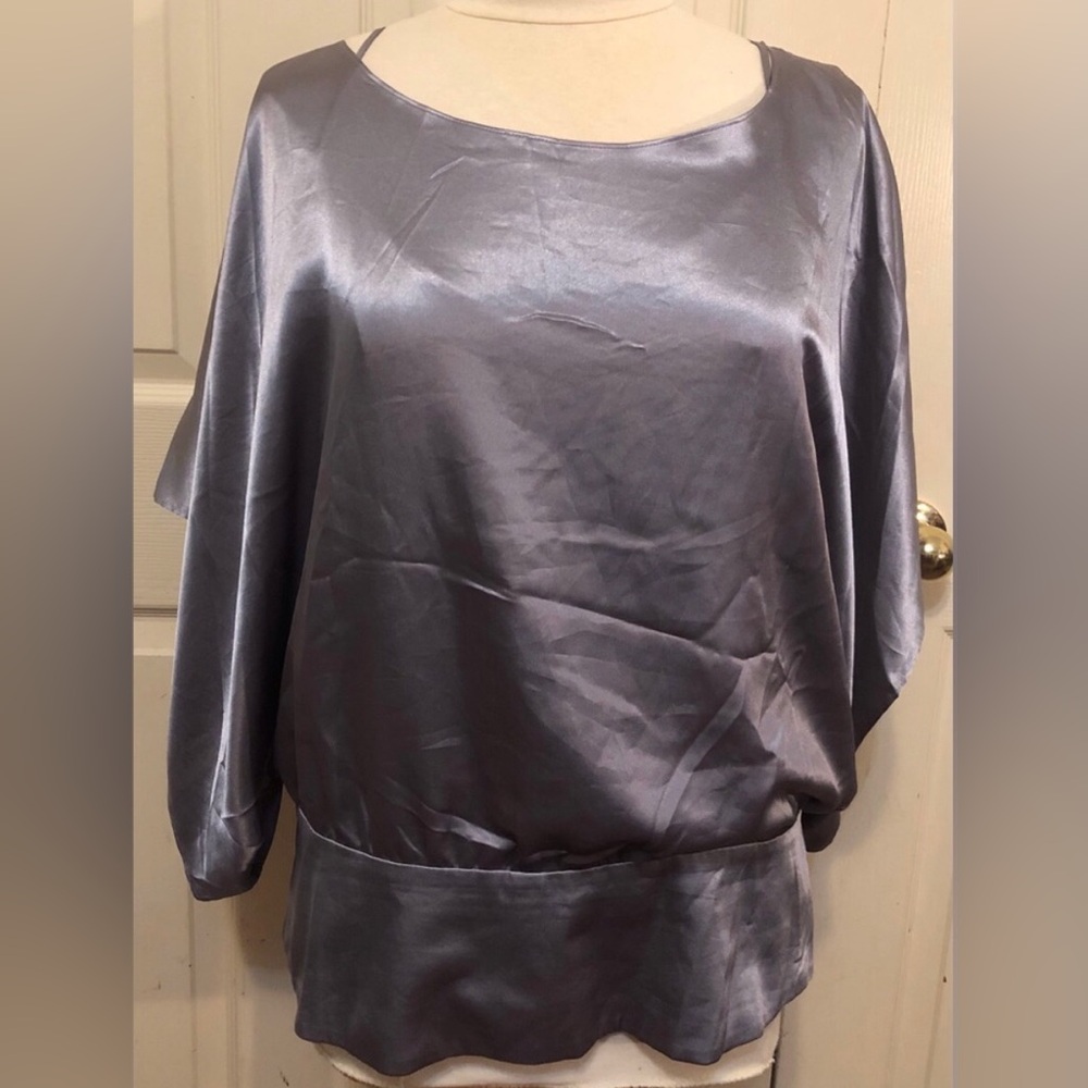 Elegant Gray Women's large  Top